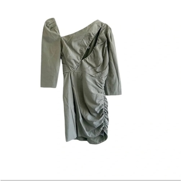 Atoir Perfect Places Asymmetrical Mini Dress Green - Picture 4 of 8